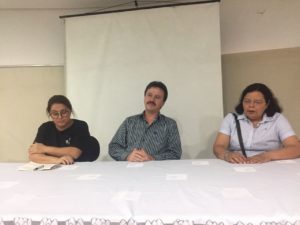 Ana Valesca Siebra (Aben-CE), Osvaldo Albuquerque (Coren-CE) e Telma Cordeiro (Senece)