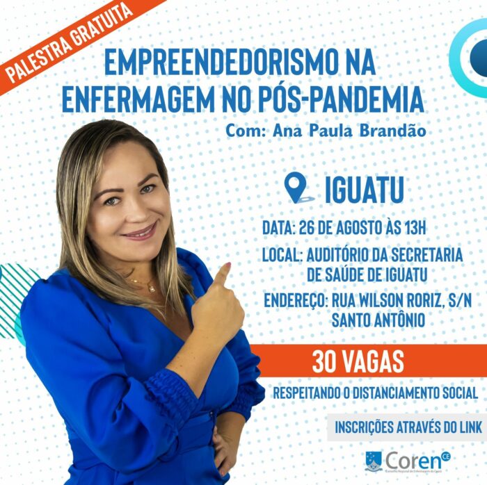 Inscrições abertas para palestra “O cuidado e o agir profissional